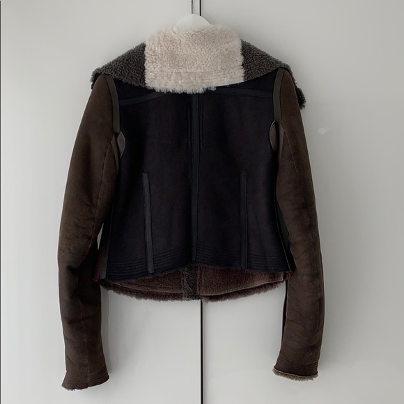Rick Owens Real Fur dyed Lam Shearling Jacket - Picture 3 of 8